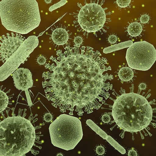 Warning! Dangerous germs ahead!