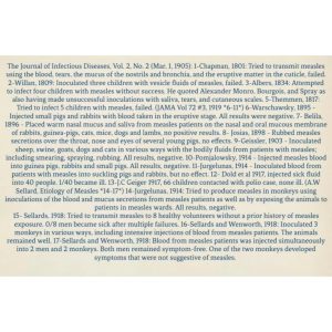 List Of 100 Failed Contagion Studies 2